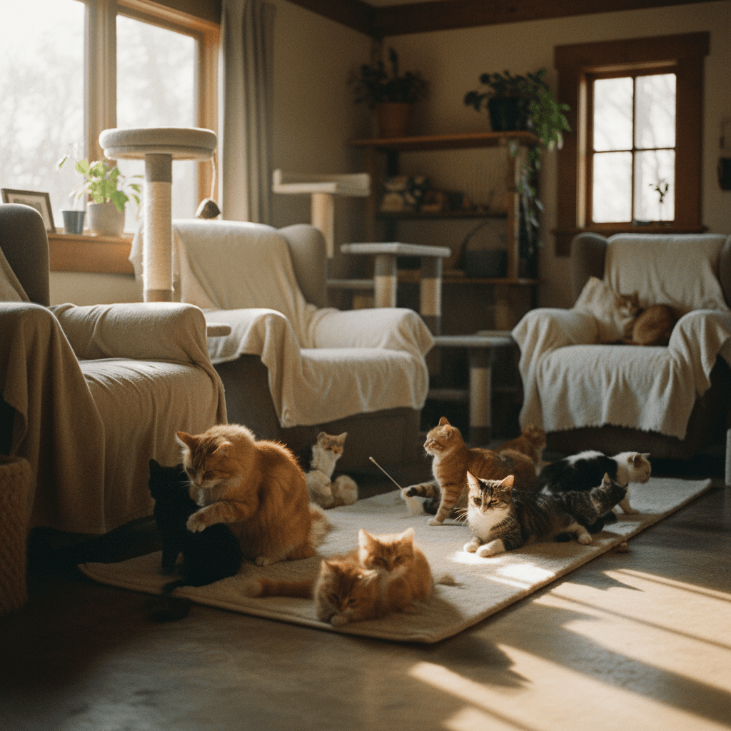 Adoptable cats at our Newport Beach shelter